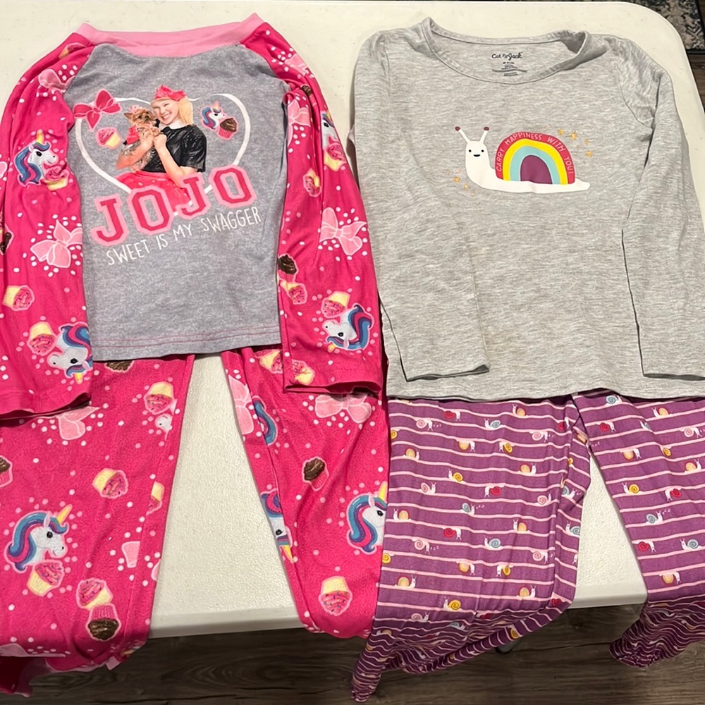 2 Pairs Girls Pajamas